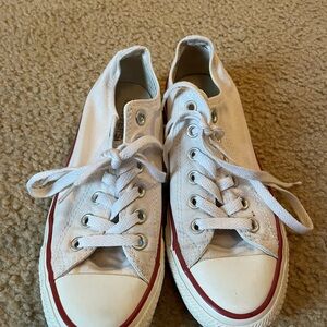 Converse White Canvas Sneakers